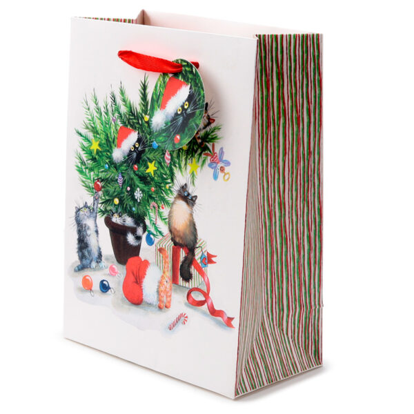 Gift Bag (Medium) - Kim Haskins Christmas Cats