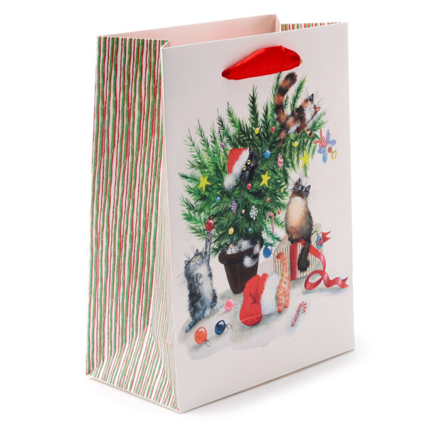 Gift Bag (Medium) - Kim Haskins Christmas Cats