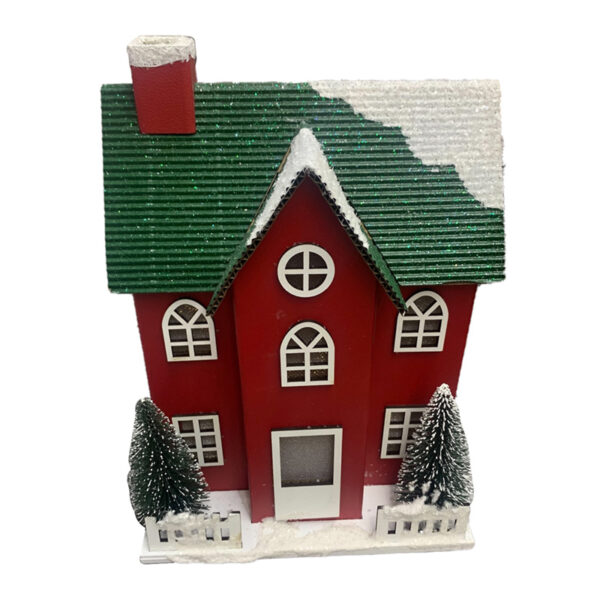 XHOU09_001 LED Decoration - Christmas Town House
