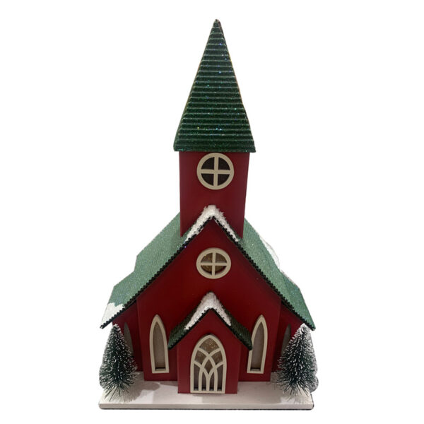 XHOU10_001 LED Decoration - Christmas Church