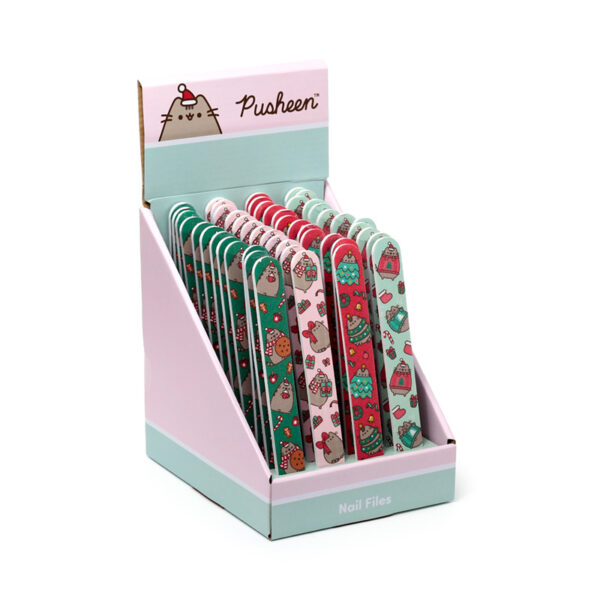 XNAIL147_001 Nail File Matchbook - Christmas Pusheen the Cat