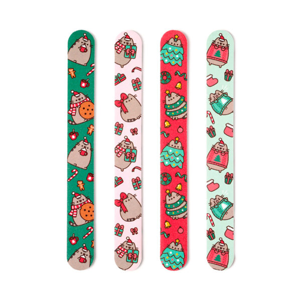 XNAIL147_002 Nail File Matchbook - Christmas Pusheen the Cat