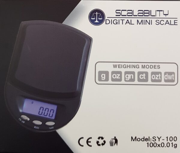 scalabilty digital scale SY100 Scalability Digital Pocket Scale SY100 0.01 x 100g