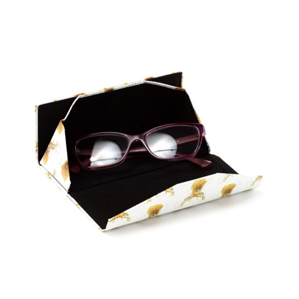 CASE86_004 Foldable Glasses Holder - Jan Pashley Stag