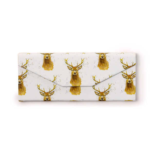 CASE86_006 Foldable Glasses Holder - Jan Pashley Stag