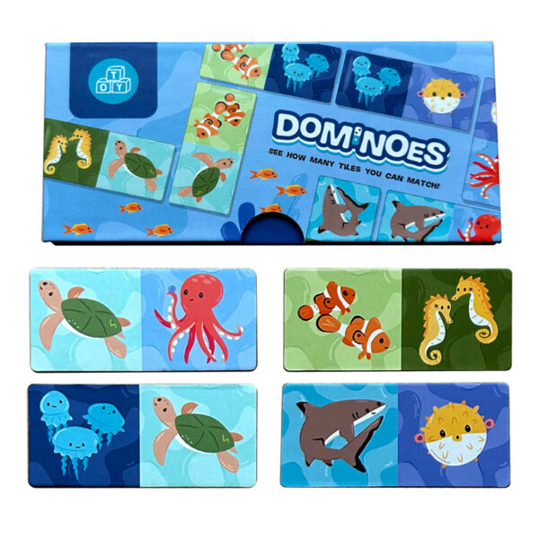 GAME10_001 Kids Dominoes Set - Mariniverse