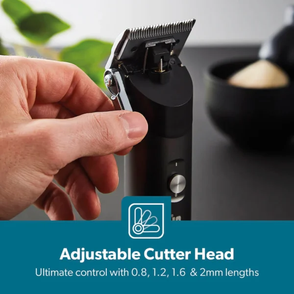 GEEPASGTR56029UKProfessionalHairClipper_05_Lever_1080x Geepas GTR56029 Rechargeable Trimmer With LED Display