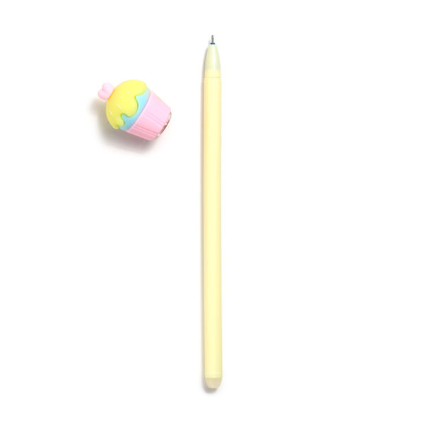 PEN264_008 Erasable Pen with PVC Topper - Cupcake