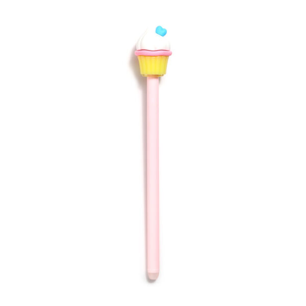 PEN264_009 Erasable Pen with PVC Topper - Cupcake