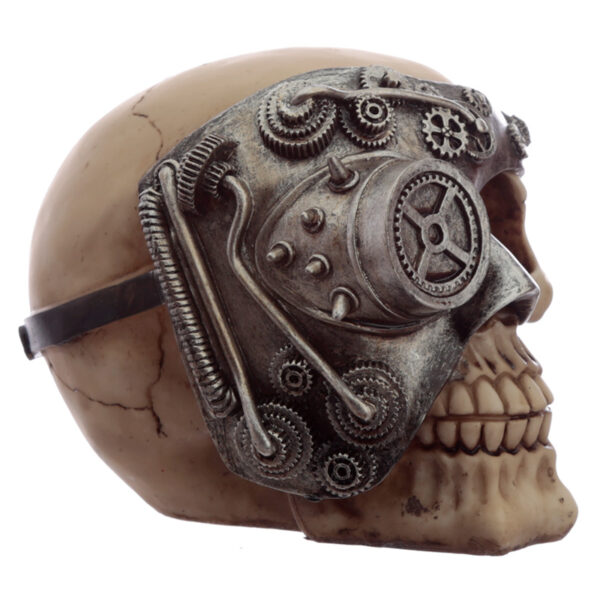 SK304_003 Fantasy Steampunk Skull Ornament