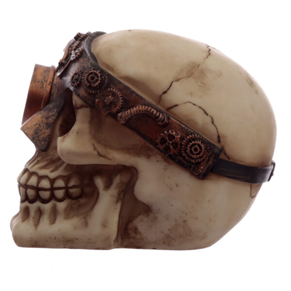 SK304_005 Fantasy Steampunk Skull Ornament