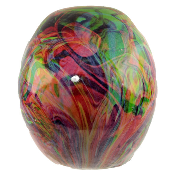 SK316_004 Fantasy Rainbow Marble Skull Ornament