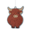 2 x Highland Coo Cow Autumn Leaves Scented Air Freshener