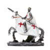 Fantasy Knight Ornament - Crusader Knight on Horseback Protector