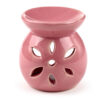 OB163_003 Simple Coloured Cut Out Design Ceramic Oil Burner