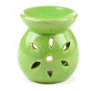 OB163_004 Simple Coloured Cut Out Design Ceramic Oil Burner