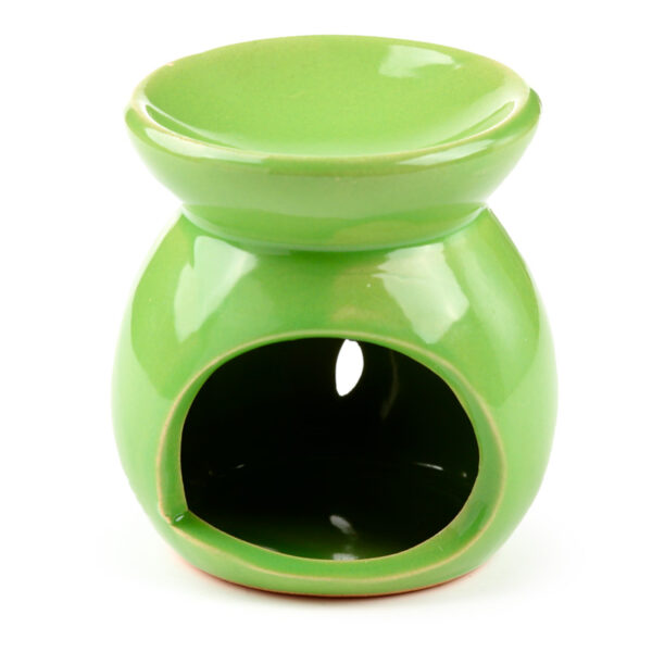 OB163_009 Simple Coloured Cut Out Design Ceramic Oil Burner