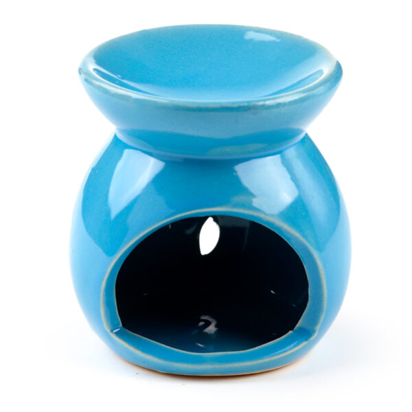 OB163_010 Simple Coloured Cut Out Design Ceramic Oil Burner