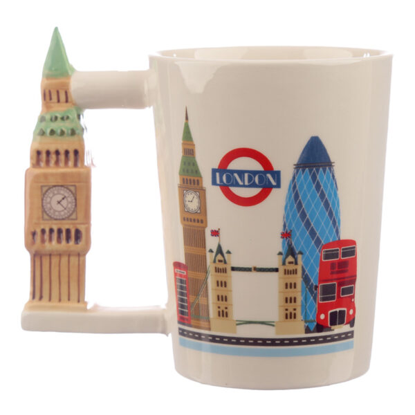 SMUG147_003 Collectable Shaped Handle Ceramic Mug - Big Ben