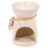 OB231_004 Ceramic Speckled Eden Oil and Wax Burner