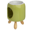 OB342_002 Ceramic Cylindrical Eden Oil Burner with Feet