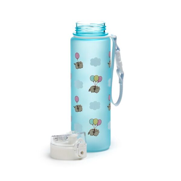 BOT347_003_1747407077 Shatterproof Pop Top Water Bottle 600ml - Pusheen the Cat Balloons