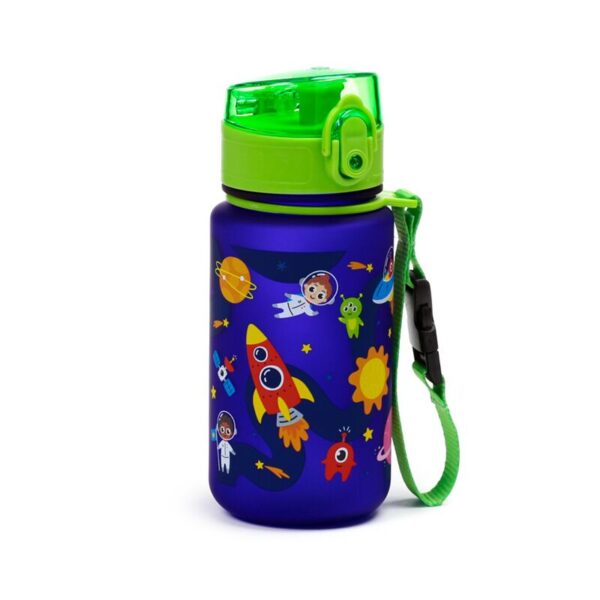 BOT355_001_1747407219 Shatterproof Pop Top Children's Water Bottle 350ml - Space Cadet