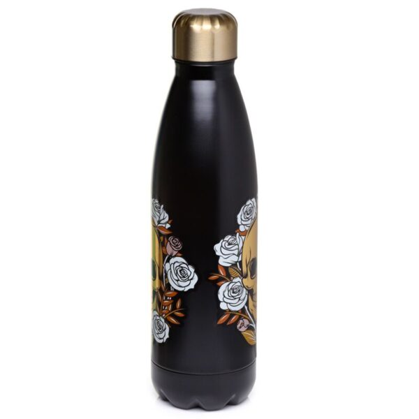 BOT51_005_1666375875 Reusable Insulated Drinks Bottle 500ml - Skulls & Roses