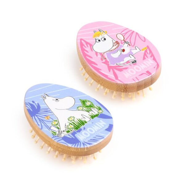 BRU36_002_1748531833 Bamboo Hair Brush - Moomin Tammi