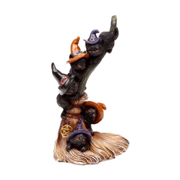 CAT203_001_1750778325 Witches Cat - Climbing Broomstick