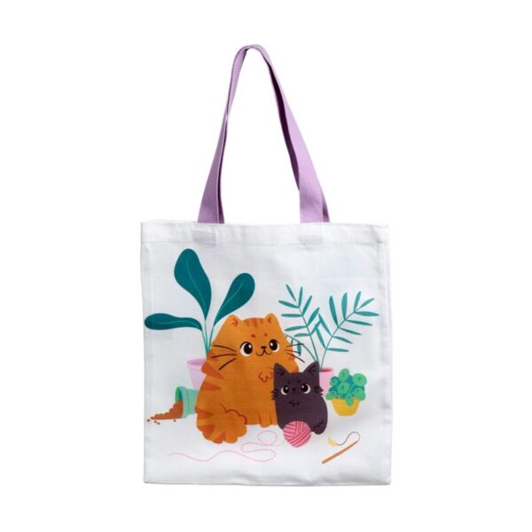 CBAG131_001_1749484010 Tote Shopping Bag - Beans & Co Cats