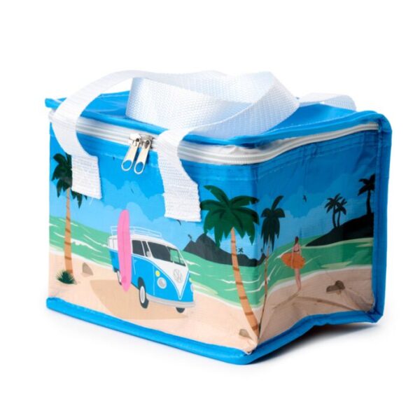 COOLB119_005_1696866931 Volkswagen VW T1 Camper Bus The Waves are Calling RPET Cool Bag