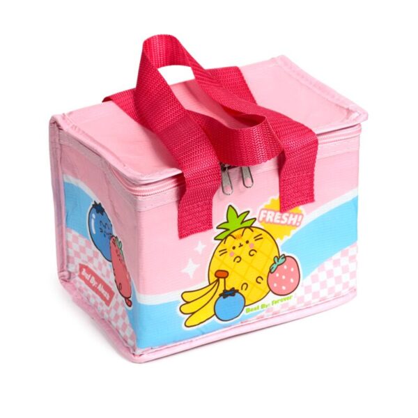 COOLB138_001_1749640314 Pusheen the Cat Fruits RPET Cool Bag