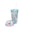 Double Walled Cup with Lid, Straw & Charms - Foodiemals Bubble Tea