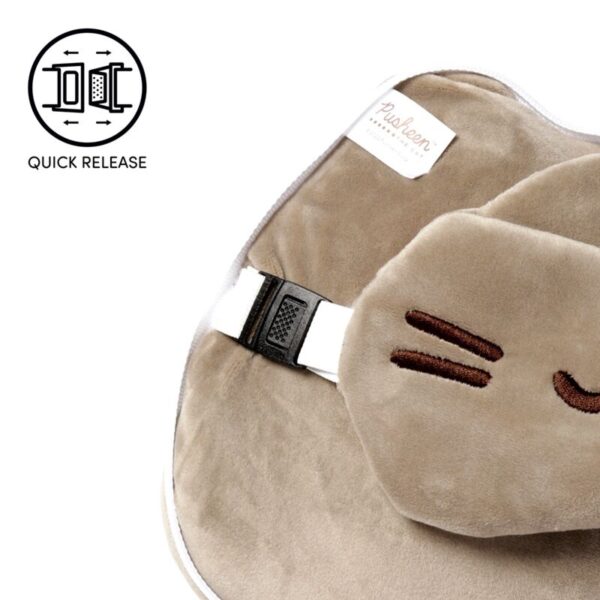 CUSH289_005_1708702435 Relaxeazzz Travel Pillow & Eye Mask - Pusheen the Cat