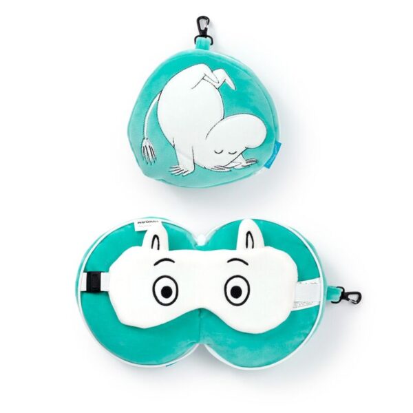 CUSH357_001_1720532316 Relaxeazzz Travel Pillow & Eye Mask - Moomin