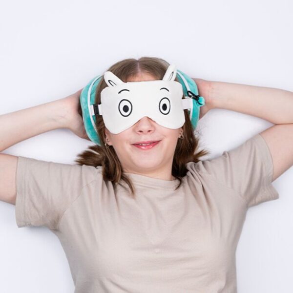 CUSH357_002_1720532316 Relaxeazzz Travel Pillow & Eye Mask - Moomin
