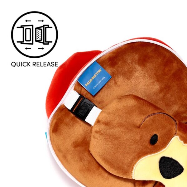 CUSH381_005_1721316831 Relaxeazzz Travel Pillow & Eye Mask - Paddington Bear