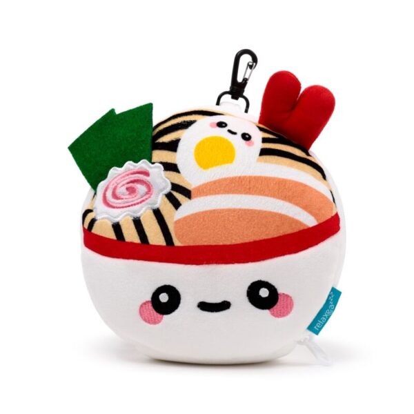 CUSH401_004_1726757012 Relaxeazzz Travel Pillow & Eye Mask - Foodiemals Nori the Ramen Bowl