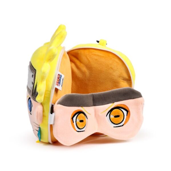 CUSH406_003_1743518354 Relaxeazzz Travel Pillow & Eye Mask - Naruto