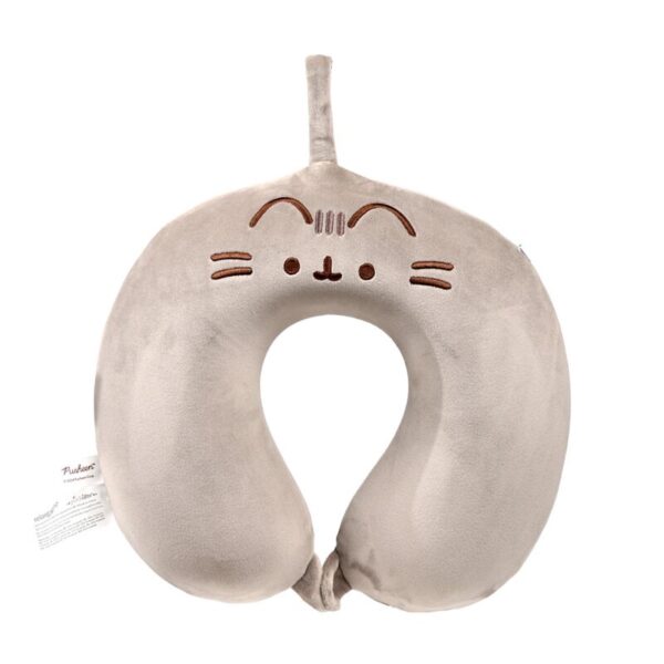 CUSH433_001_1749822873 Relaxeazzz Plush Memory Foam Travel Pillow - Pusheen the Cat