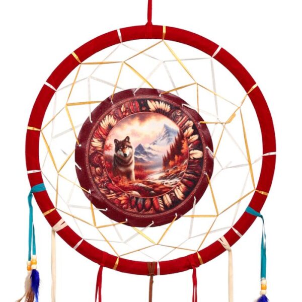 DCPB02T_002_1749737806 Dreamcatcher (Medium) - Autumnal Wolf