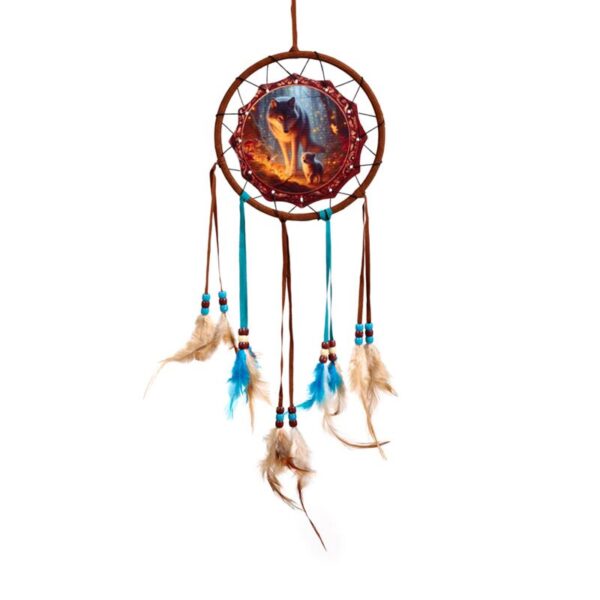 DCPB06U_001_1749810133 Dreamcatcher (Small) - Fairy Dream Wolf & Cub