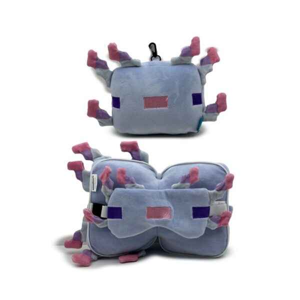 CUSH431_001_1736258554 Relaxeazzz Travel Pillow & Eye Mask - Minecraft Axolotl