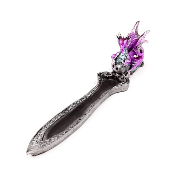 DRG581_004_1750784202 Dark Legends Dragon Incense Burner - Mini Amethyst Dragon