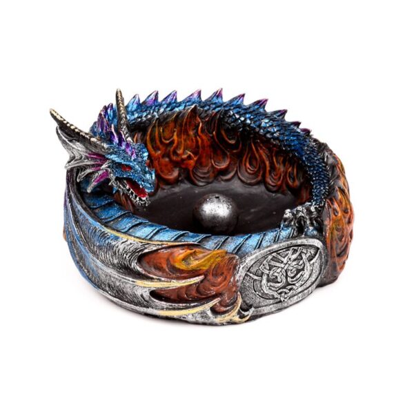 DRG584_001_1750780416 Dark Legends Dragon Incense Burner - Circle of Fire