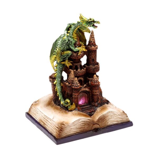 DRG586_001_1750778354 Dark Legends LED Dragon - Enchanted Fairytale Castle Earth Dragon