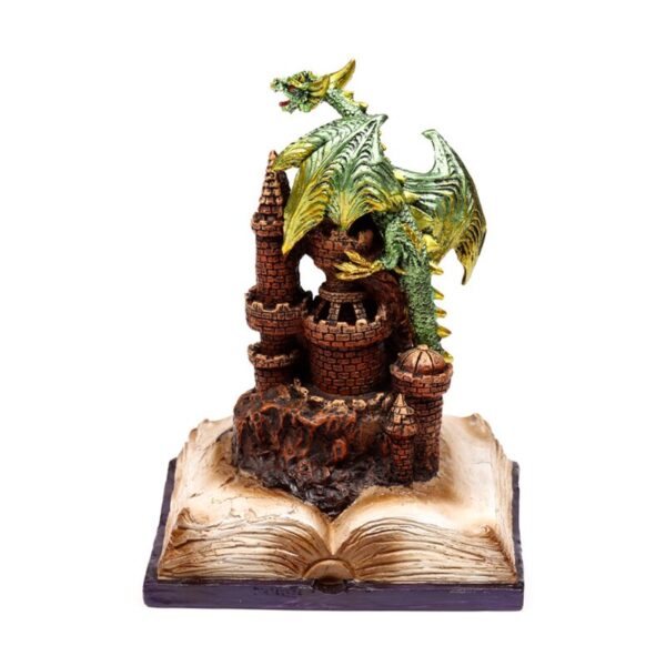 DRG586_005_1750778354 Dark Legends LED Dragon - Enchanted Fairytale Castle Earth Dragon