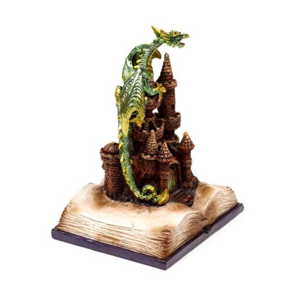 DRG586_007_1750778354 Dark Legends LED Dragon - Enchanted Fairytale Castle Earth Dragon