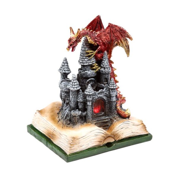 DRG587_001_1750778374 Dark Legends LED Dragon - Enchanted Fairytale Castle Fire Dragon